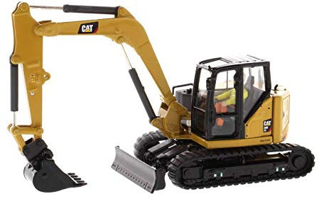 Diecast Masters CAT Caterpillar 309 CR Next Generation Mini pelle hydraulique avec outils de travail et opérateur High Line Series 1/50 moulé sous pression Modèle 85592