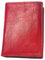 Charmoni - Max - Grand Portefeuille - Portefeuille Homme - Anti piratage Protection RFID Blocage - 4 Volets - Cuir Vachette - 22 Carte Bleu - Rangement complèt (Cuir Vache Collet, Rouge)