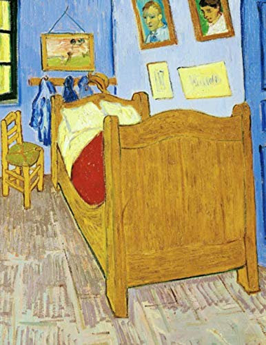 Van Gogh LARGE Notebook #17: The Bedroom by Vincent Van Gogh Notebook College Ruled to write in 8.5x11 LARGE 100 Lined Pages - Cool Artist Gifts (Vincent Van Gogh Collection)