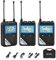Wireless Lavalier Microphone, kacallap 100 Channel UHF Dual Wireless Microphone System with 2 Transmitters & 1 Receiver, Lapel Clip Mic for DSLR, XLR Camcorder, Phone, Support Audio Monitoring