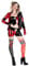 Ciao- Harley Quinn Classic costume déguisement fille femme adulte original DC Comics (Taille M)