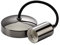 Knightsbridge 6 Inch E27 Contemporary Pendant Set in Black Nickel