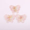 20 Stück Spitze Organza Stickerei Schmetterling Applique Patches Sticker Aufnäher Applikation Flicken zum Aufnähen Gestickte Basteln und Dekorieren Kleidung Gardine Tischtuch Taschen Schal,Rosa # 9