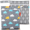 HOMYBABY® Stück Wetbag [x2] - wasserdichte Stofftaschen - Wetbag Kindergarten - Wetbag Stoffwindeln - Nassbeutel Kindergarten - Wäschebeutel Kinderkarten