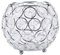 Crystal Bowl Candle Holder Votive Tea Light Candle Centerpiece for Aroma Crystal Candle Holder Silver Votive Tealight Candle Holders for Wedding Weddings Party Favors Valentines Day Table(Silver)