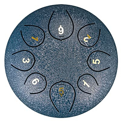 Fayelong Zunge Trommel Stahl Zen 8 Töne 6 Zoll Handpan Schlagzeug Schlagzeug Musikinstrumente Für Musikalische Bildung, Heilung Des Geistes, Meditation Yoga