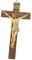 EVANEM Harzkruzifix Model Jesus Christus Statue, Wand Hängende Heimkapelle Dekoration Katholische Figur Handwerk