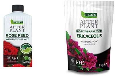 Empathy APRF1L RHS Endorsed After Plant Rose Feed 1L & After Plant Ericaceous Bio Fertiliser Pouch 1KG