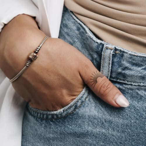 MyJagua Tattoo • Rising Sun | 1-2 Wochen Tattoo | Auf Pflanzenbasis | Hautverträglich | Wasserfest | Neue Tattoo Technologie | Kein Klebe Tattoo