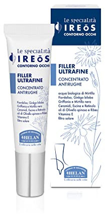 Helan, IREOS - Contorno de Ojos Antiarrugas, Producto para el Cuidado de la Piel con Retinol Facial, Crema Hidratante para el Contorno de Ojos con Vitamina E y Protección Solar Antiage, 10 ml