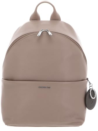 Mandarina Duck Damen Lederrucksack Mellow Leather Backpack, Warm Taupe