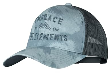 BUFF®| Kappe Explore Trucker Männlich Weiblich Erwachsene Verstellbar, Komfortabel, Atmungsaktiv, Qualität, Modern, Outdoor, L/XL, Bleu Clair