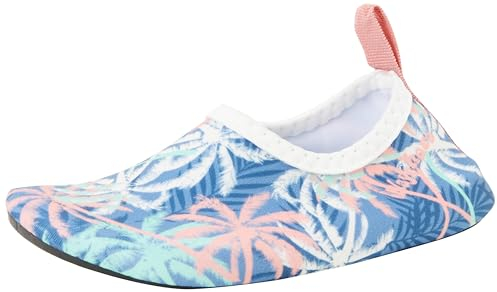 Playshoes Barfuß-Schuhe Unisex Kinder Wassersportschuh, Palmen, 28/29 EU