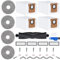 Galerie SV 21 Stück Zubehörset für Dreame L20 Ultra,Ersatzteil Set für Dreame L20 Ultra Complete Roboter Staubsauger,1 Hauptbürste,4 Filter,6 Kantenbürsten,4 Lappen,4 Staubbeutel,2 Reinigungsbürste