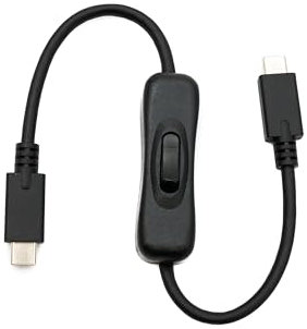 System-S Câble USB 3.1 Gen 2 30 cm Type C mâle vers mâle 100 W Interrupteur PD E Marqueur Chip Adaptateur