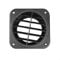 LoreenCar Hot Air Outlet Auxiliary Heater Accessories Air Outlet Lockable Rotatable ABS Plastic Air Outlet Mushroom Head (75 mm Square)
