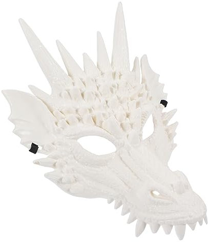 KONTONTY masque de dragon chinois masques dragon dhalloween masques loup halloween mask masques halloween déguisements d'halloween masque de mascarade pour hommes masque de fête Plastique