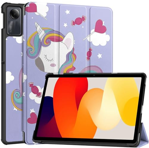 Vakarey para Redmi Pad SE Funda,para Funda Tablet Xiaomi Redmi Pad SE 11 Pulgadas 2023,Unicornio