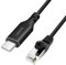 LogiLink CU0411 - aktives USB 3.2 (Typ-C) zu Netzwerk (RJ45) Anschlusskabel - 1Gbps, 1,5 m