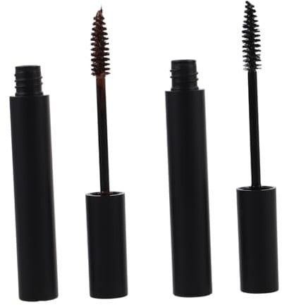 WRITWAA 2 Stück-pack Herren Augenbrauen und Bartfarbe mit Pinsel Kunststoff Schnelle Anwendung zur Verdichtung Temporäre Farbe für Natürlich Dichte Augenbrauen und Bart