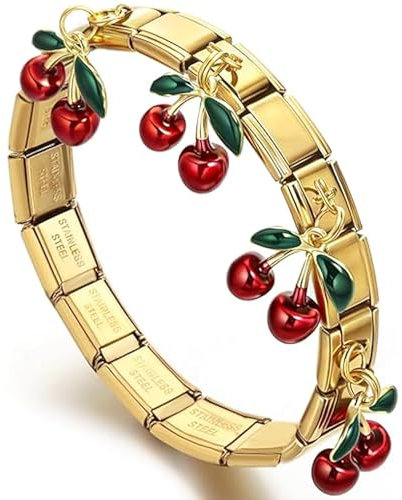 Nomination Bracelets, Fashionable and Exquisite Bracelet Gold, Nomination Tool Suitable for Party Wedding Casual Office Evening Travel Fitness Ceremony Celebration