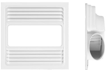 Xumh2024-3 Badlüfter Fan Decke Universal Ultradünne 9cm Beleuchtung Belüftung 2-in-1 Küche Badezimmer LED Licht Abluftventilator Abluftventilator