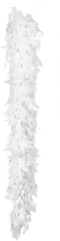 Federboa – Feder Boa Schal in unterschiedlichen Farben für Fasching, Karneval, Party & Show – Kostüm Accessoire für Damen & Herren – weiche Deko Federboa für Mottoparty & Tanzgruppen