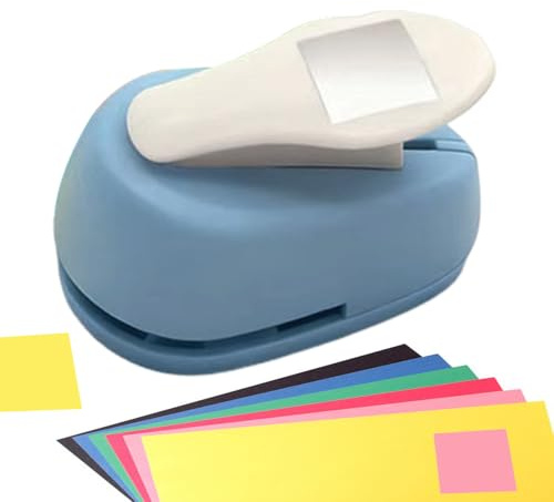 Quadratischer Papierlocher Zum Basteln, Tragbarer Quadratische Manuelle Mehrzweck, Für Karton, Scrapbook, Briefumschläge, Etiketten, Verpackungskarten, Für Klassenzimmer, Kindergarten