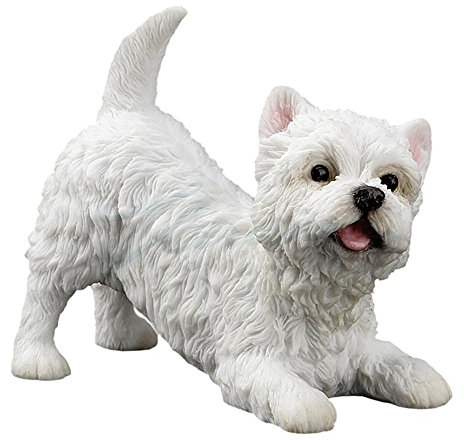 Veronese Design Kunststein West Highland White Terrier Hundeskulptur