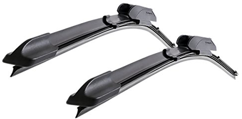 Mossa Vordere Scheibenwischer kompatibel mit Land Rover Defender II, III (08.1990-02.2016) - flache Wischerblätter. Wischerblätter - Set für Frontscheibe (Fahrer- + Beifahrerseite) (330 mm / 330 mm)