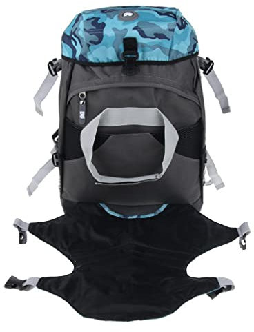 perfk Rollschuh -Rucksack für Inline-Skates oder Schlittschuhe - Camo