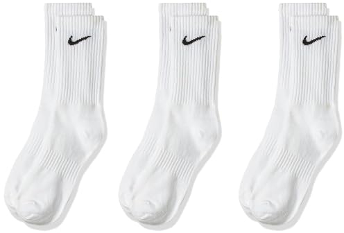 Nike Herren Everyday Lightweight Crew Trainings Socks (3 Pairs) Socken, Mehrfarbig, 34–38 (Herstellergröße: S)