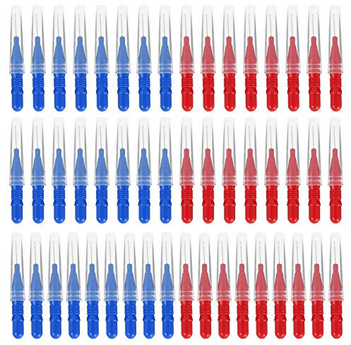 Brosse interdentaire Lovestoryeu, 50 pièces, 2,5 mm et 3 mm, brosse dentaire pour cure-dents, outil de nettoyage des dents.