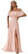 Ever-Pretty Fendue Robe de Demoiselle d'honneur Soirée Femme Longue Cérémonie Rose Clair 38