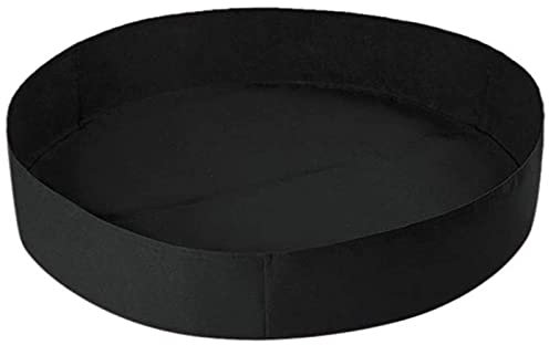 hifrom Bolsa para plantas de patatas, bolsa de plantación de galones, bolsa para plantas de hierbas, bolsa de fieltro, bolsa de cultivo extragrande, negro (diámetro 127 x 30 cm)