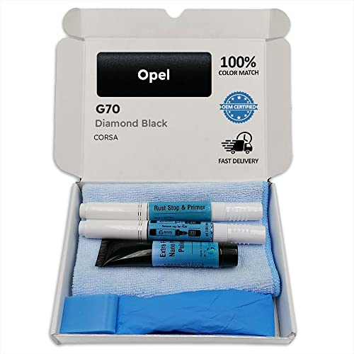 Genuine Colors Lackstift DIAMOND BLACK G70 für Opel Schwarz CORSA