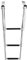 WORHAN Échelle télescopique en Acier Inoxydable de 3 marches Pliable pour Piscine pour Bateau pour Ponton ML200