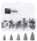 Zite Fishing Bulletblei Sortiment in Tacklebox – 25 Angelgewichte für Finesse Angeln (3,5g, 5g, 7g, 10g, 14g) – Ideal für Barsch, Zander, Carolina & Texas Rigs Spinnfischen