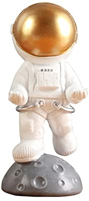TITA-DONG Astronauten-Brillenhalter, Kreativer Astronauten-Brillenhalter-Ständer, Lustiger Dekorativer Brillenhalter aus Harz für Heimbüro-Dekoration, Astronauten-Skulpturhalter für(A)