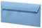 ARTOZ 100x Briefumschläge DIN Lang Marienblau 100 g/m² selbstklebend - DL 224x114 mm - Kuvert ohne Fenster - Umschläge mit Haftklebung Abziehstreifen