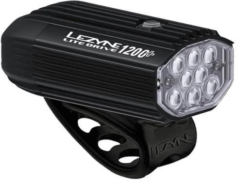 LEZYNE Luce Lite Drive 1200+ anteriore Nero Opaco