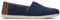 TOMS Men's Alpargata Classic Sneaker, Navy Brushed Twill/Tan Synthetic, 10.5 UK