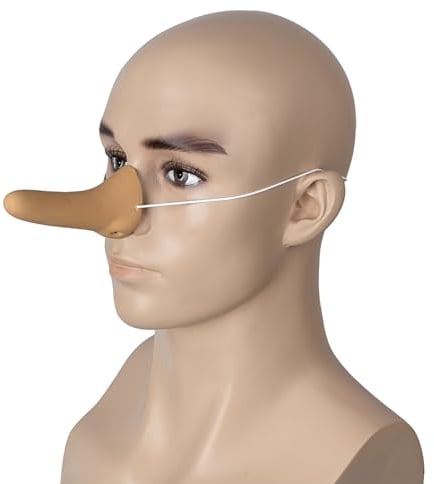 CozofLuv Men's Costume for Halloween Carnival Cosplay Party Body Parts (Nose)