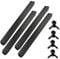durante® 4er Set Tischbeine eckig Schwarz matt Höhe 710 mm TFD 60 höhenverstellbar Metall 60x60 mm inkl. Montagematerial Möbelfüße für Esstisch Schreibtisch