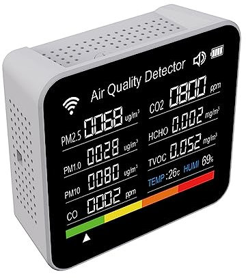 Air Quality Monitors Formaldehyde Detectors Pollution Monitors Temperature Humidity Meter Dust Tester Air Quality Monitors