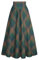 Weihnachten Mittelalter Rock Rockabilly Swing mit Taschen Winter Plaid Skirt Grün Plaid S