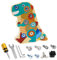 Liangding Montessori Spielzeug ab 3 4 5 Jahre, Busy Board Montessori Schraubbrett Dino Holzspielzeug, Motorikspielzeug Lernspiele für Mädchen Junge, Kinderspielzeug für Geschenk