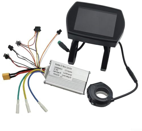 Oniissy Controller motore 1000 W 48 V con display LCD misuratore digitale per KUGOO G2 Pro, 6 pin 1000 W 48 V controller motore display LCD misuratore digitale per KUGOO G2 Pro Nuovo, velocità
