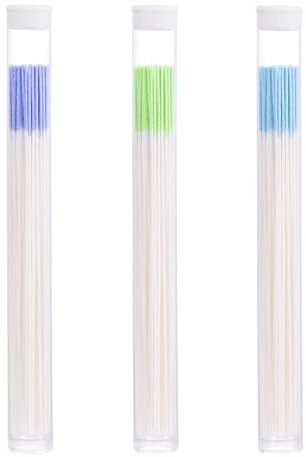 DEFIYEAR 180 Pcs Ear Piercing Cleaning Threads, Disposable Earring Hole Cleaning Floss, Soft Ear Hole Cleaner Threads for Aftercare, Piercing Cleaning Kit for Odor Removal and Hygiene for Men Women