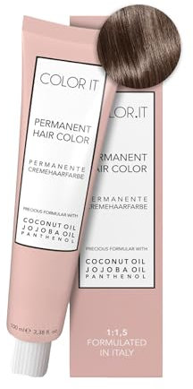COLOR.IT by BM - Permanente Haarfarbe in Salonqualität, 100ml (6.3 Dunkelblond Gold, 1er Pack)